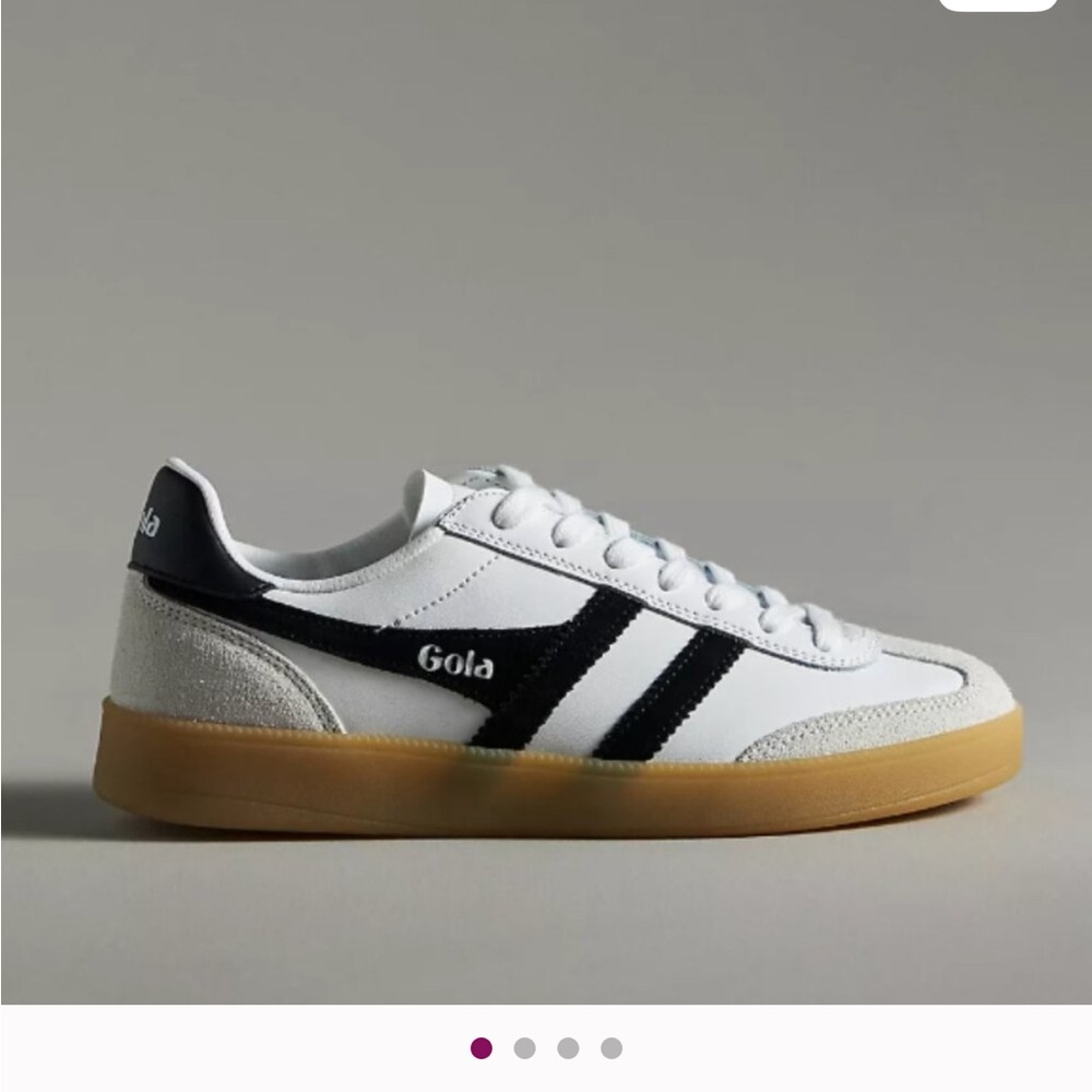 Women’s Gola Viper White and Black Sneakers